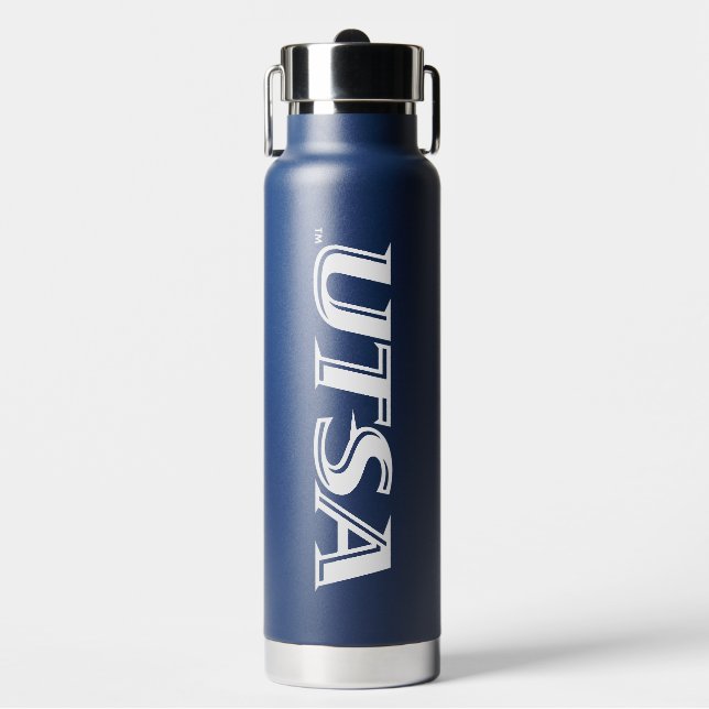 UTSA Wordmark Logo Water Bottle (Front)