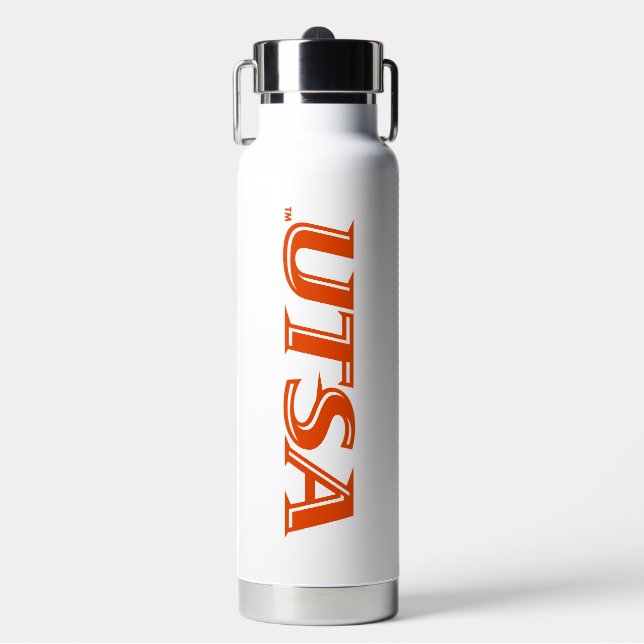 UTSA Wordmark Logo Water Bottle (Front)