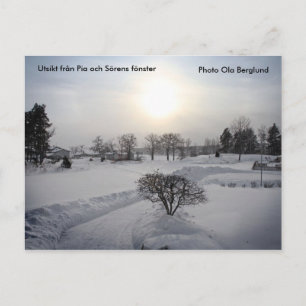Utsikt från Pia och Sörens fönste... Postcard