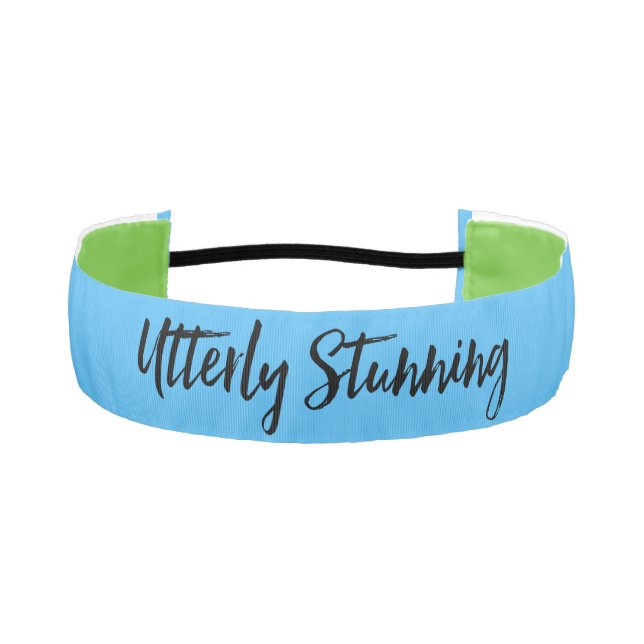 "Utterly Stunning" Hair Band Athletic Headband (Front)
