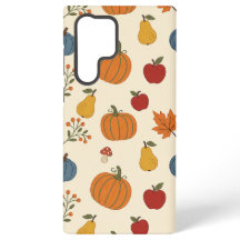 utumn Harvest Pumpkins Fruit Pattern Case