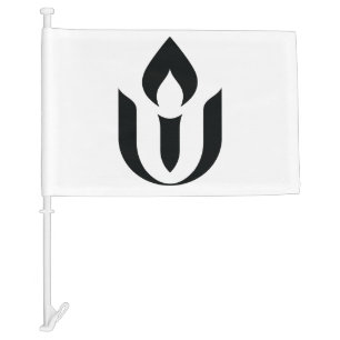 UU Black Chalice Car Flag