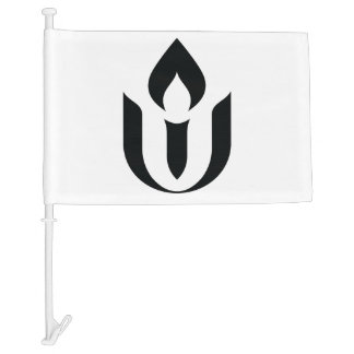 UU Black Chalice Car Flag