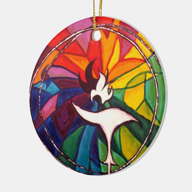 UU Chalice Circle Ornament Unitarian Universalist (Left)