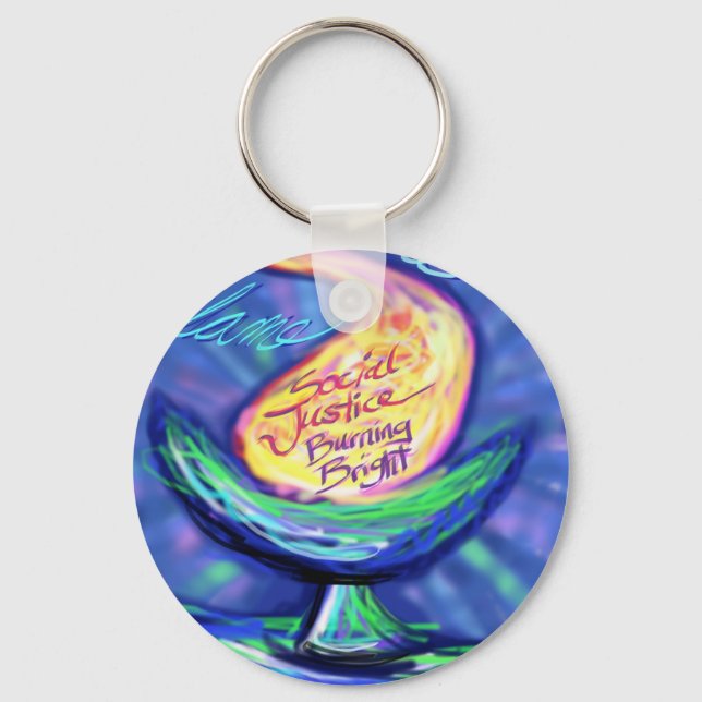 UU Chalice.jpg Keychain (Front)
