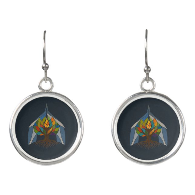 UU Community Chalice Earrings (Front)