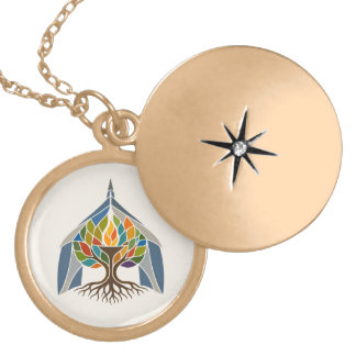 UU Community Chalice Light Gold Plated Necklace