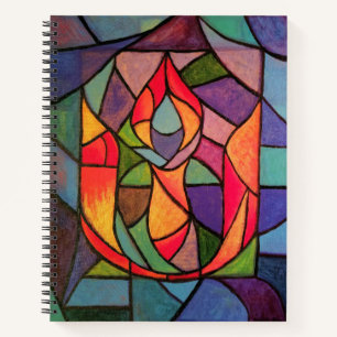 UU Flaming Chalice Art Notebook Unitarian