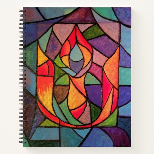 UU Flaming Chalice Art Notebook Unitarian