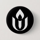 UU White Chalice Button