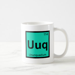 Uuq - Ununquadium Chemistry Periodic Table Symbol Coffee Mug