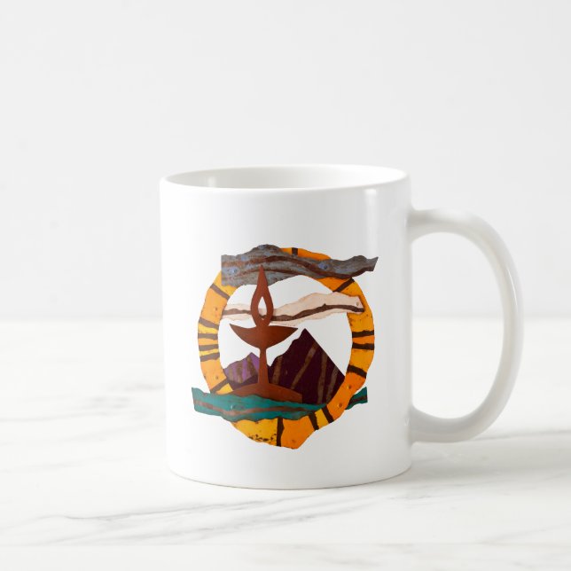 UUSS chalice, Unitarian Universalist, UU, chalice, Coffee Mug (Right)