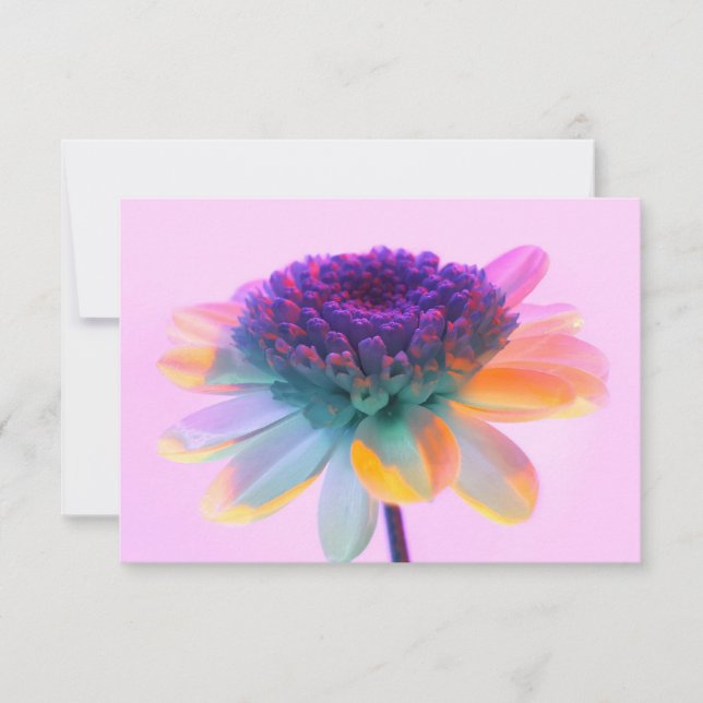 UV Flower Blank Greeting Card (Front)