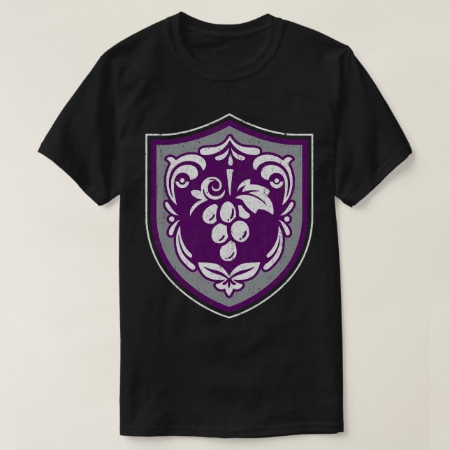 Uva Academy Crest Chest Pocket T-Shirt (Design Front)