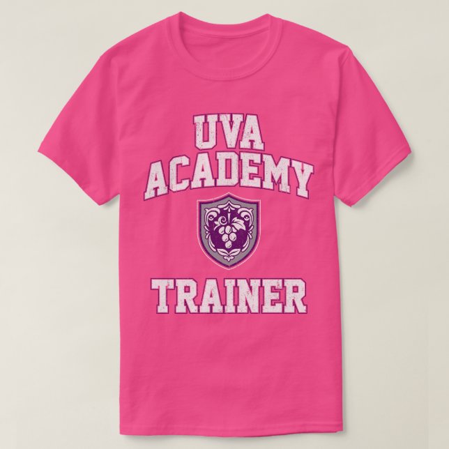 Uva Academy Trainer T-Shirt (Design Front)