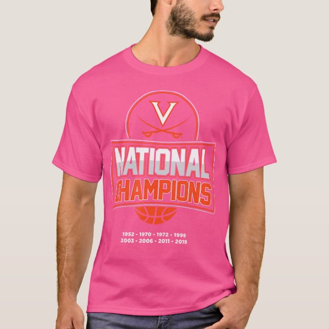 Uva Cavaliers Basketball National Champions 2019 B T-Shirt (Front)