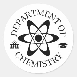 Uva Chemistry Classic Round Sticker