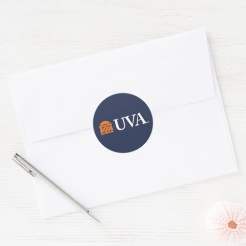 UVA CLASSIC ROUND STICKER