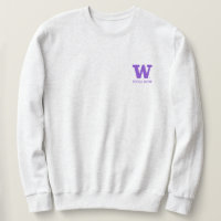 UW SSW Gray Crewneck Sweatshirt | Unisex