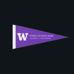 UW SSW Pennant Flag<br><div class="desc">Add a pop of pride to your space with this vintage-style SSW pennant. Great for offices or your living room!</div>