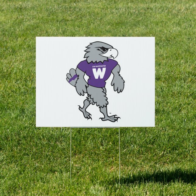 UW Warhawks Sign (Insitu)
