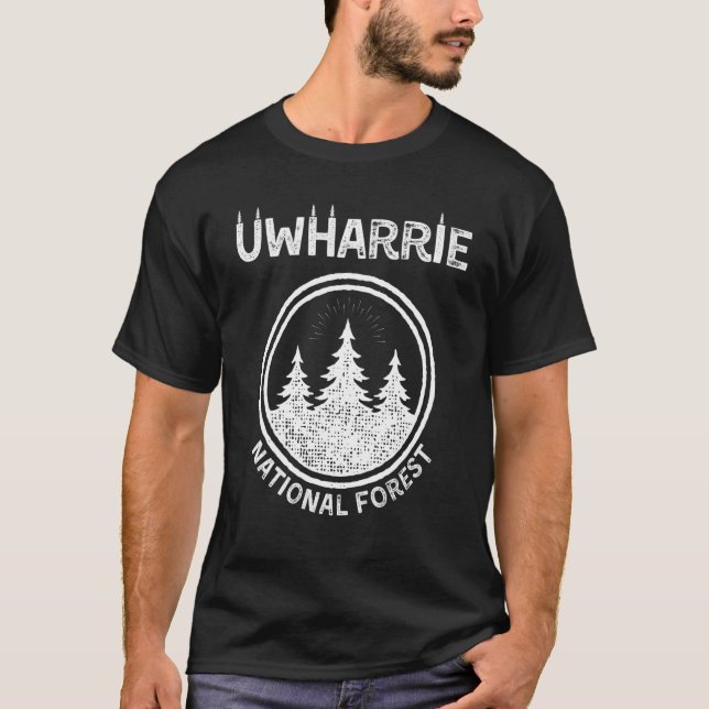 Uwharrie National Forest North Carolina T-Shirt (Front)