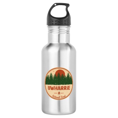 Uwharrie National Forest Stainless Steel Water Bottle