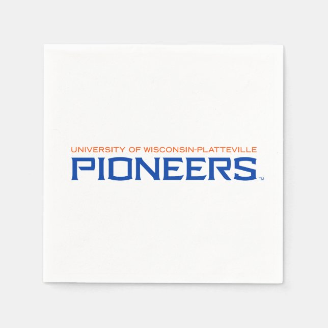 UWP Pioneers Napkins (Front)