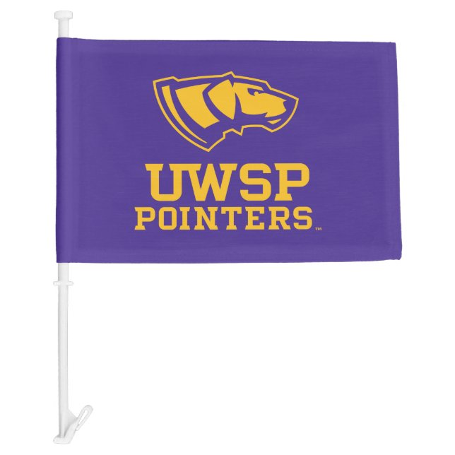 UWSP Pointers Car Flag (Front)