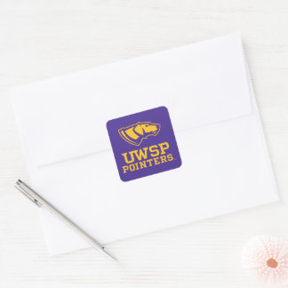 UWSP Pointers Square Sticker