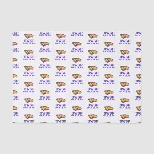 UWSP Pointers Tissue Paper (Front)