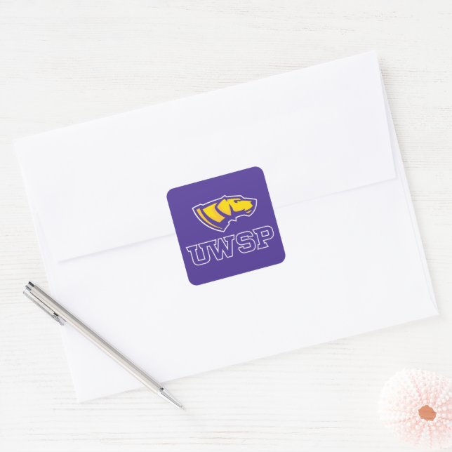 UWSP SQUARE STICKER (Envelope)