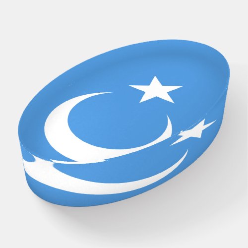 Uyghur East Turkestan Flag Paperweight