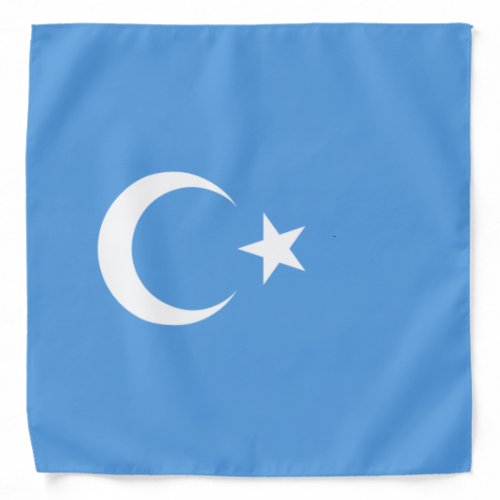 Uyghur Flag of East Turkistan Uyghuristan Bandana