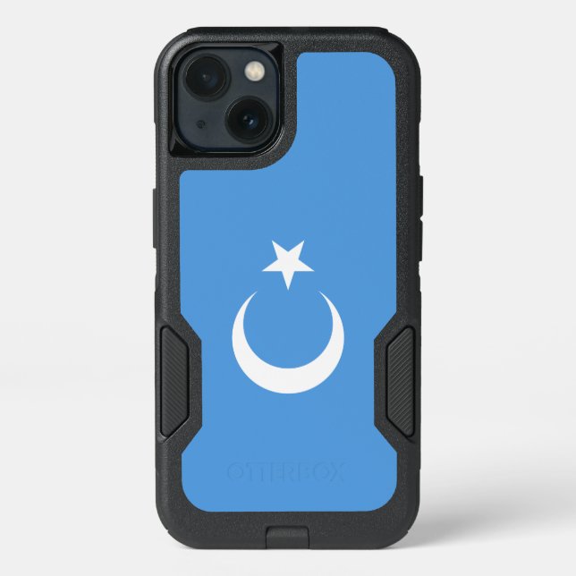 Uyghur Flag of East Turkistan (Uyghuristan) Otterbox iPhone Case (Back)