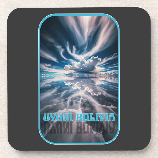 Uyuni Salt Flats Bolivia Beverage Coaster (Front)