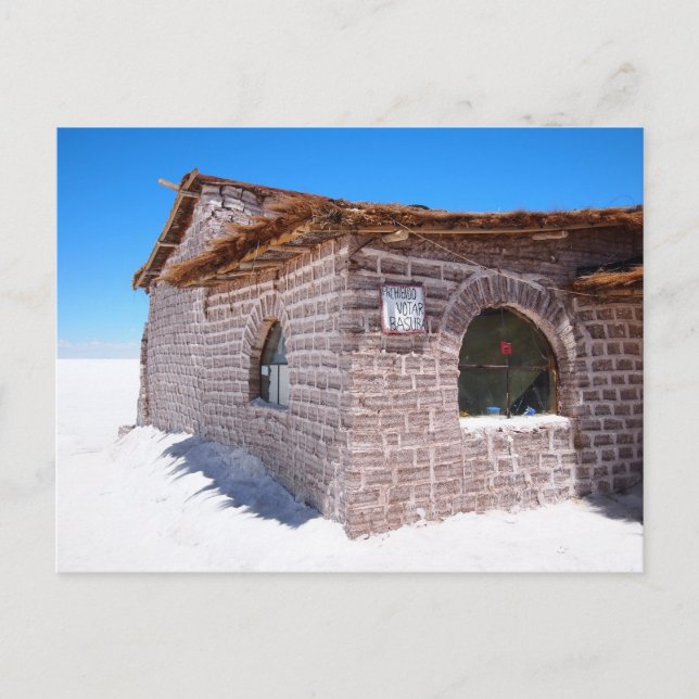 Uyuni salt hotel postcard (Front)