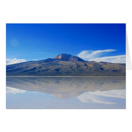 uyuni salt plains island cards (Front Horizontal)