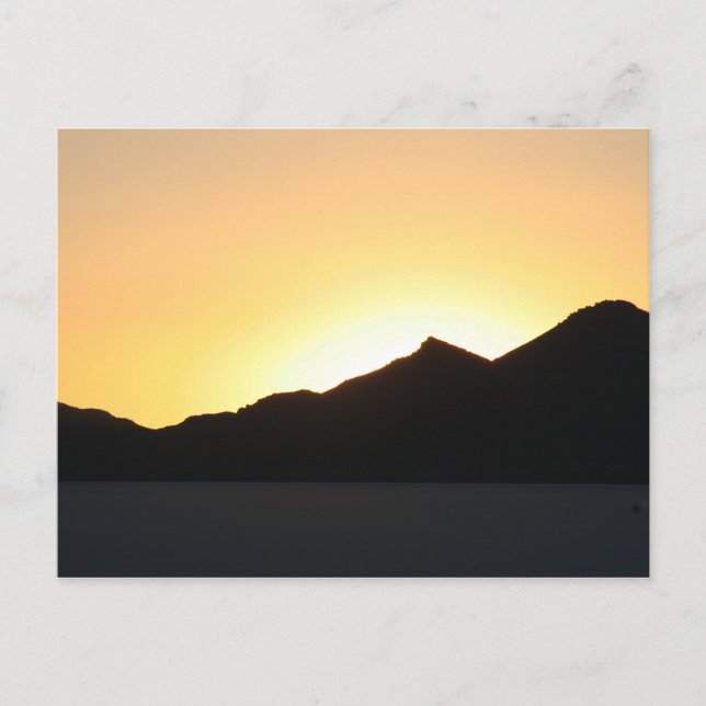 uyuni sunset postcard (Front)