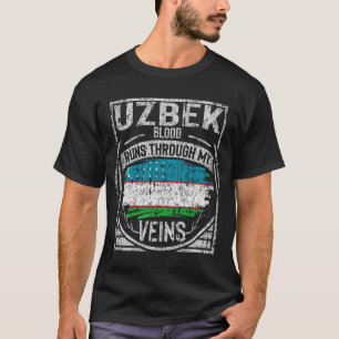 Uzbek Blood Runs Through My Veins T-Shirt
