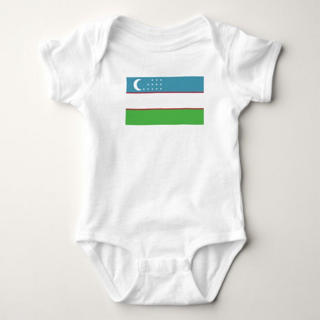 Uzbekistan Baby Bodysuit (Front)