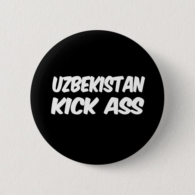 UZBEKISTAN BUTTON (Front)