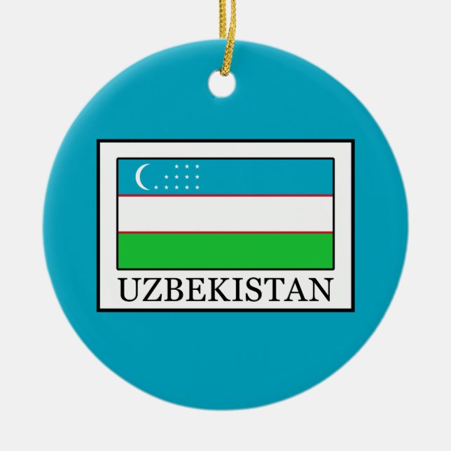 Uzbekistan Ceramic Ornament (Front)