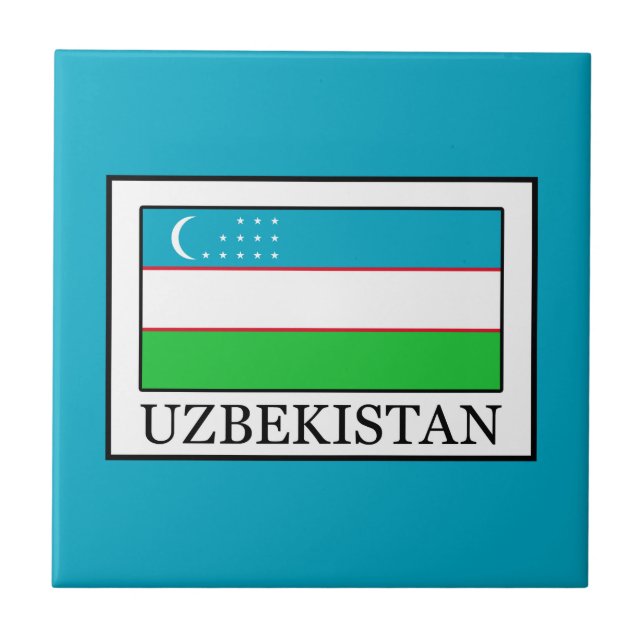 Uzbekistan Ceramic Tile (Front)