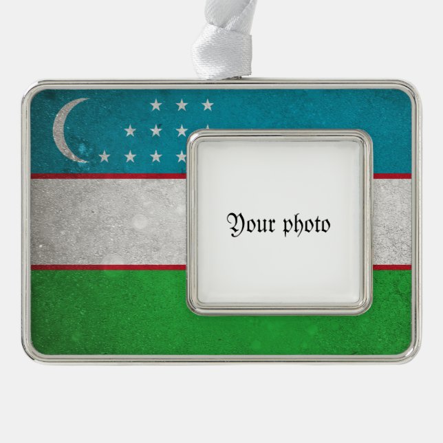 Uzbekistan Christmas Ornament (Front)