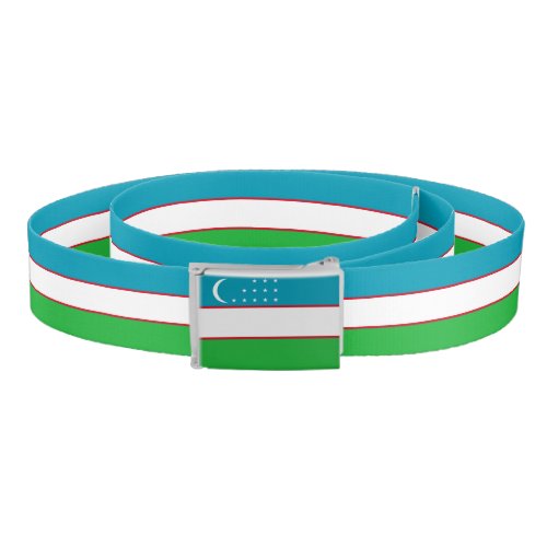 Uzbekistan flag belt