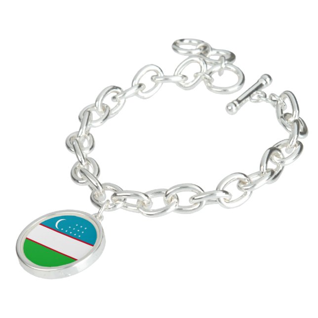Uzbekistan flag bracelet (Side)
