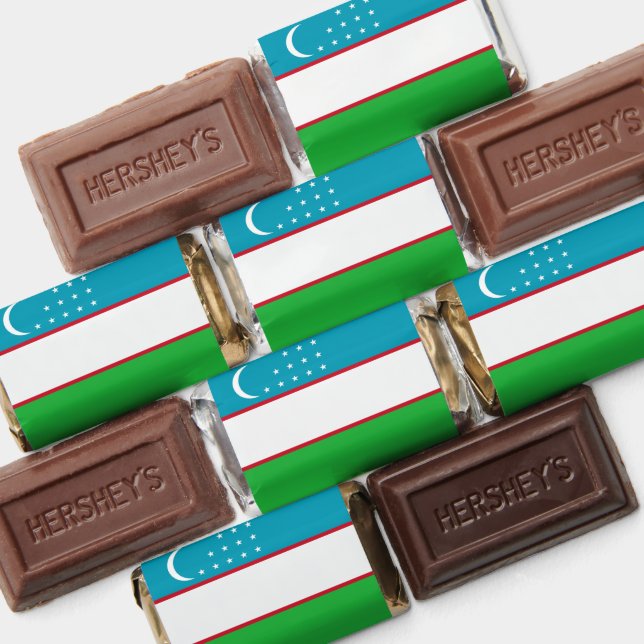 Uzbekistan flag hershey's miniatures (Assorted)