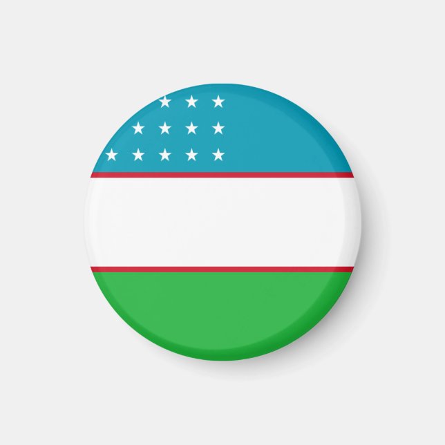 uzbekistan flag magnet (Front)