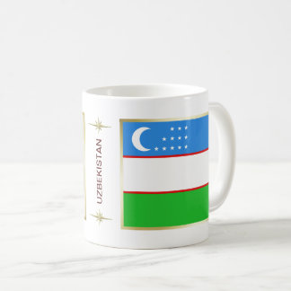 Uzbekistan Flag + Map Mug